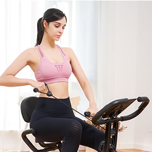 exercise bike w resistance bands