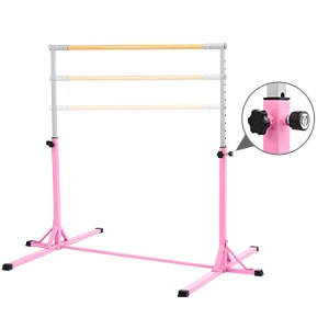 horizontal gymnastic bar with adjustable height
