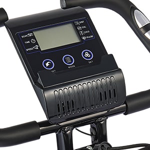 spin bike w heart rate monitor