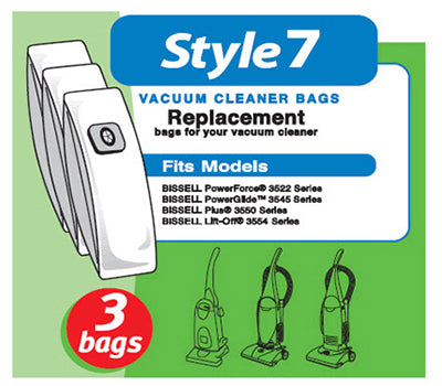 3PK Bissell 7 Vac Bag