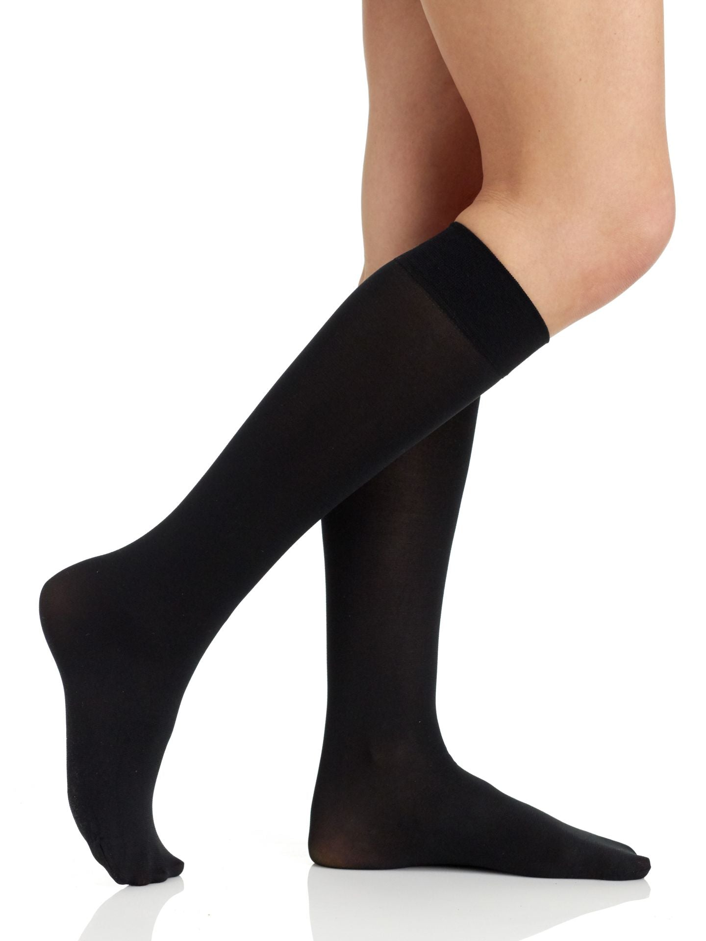 Opaque Trouser Sock with Sandalfoot Toe - 6423