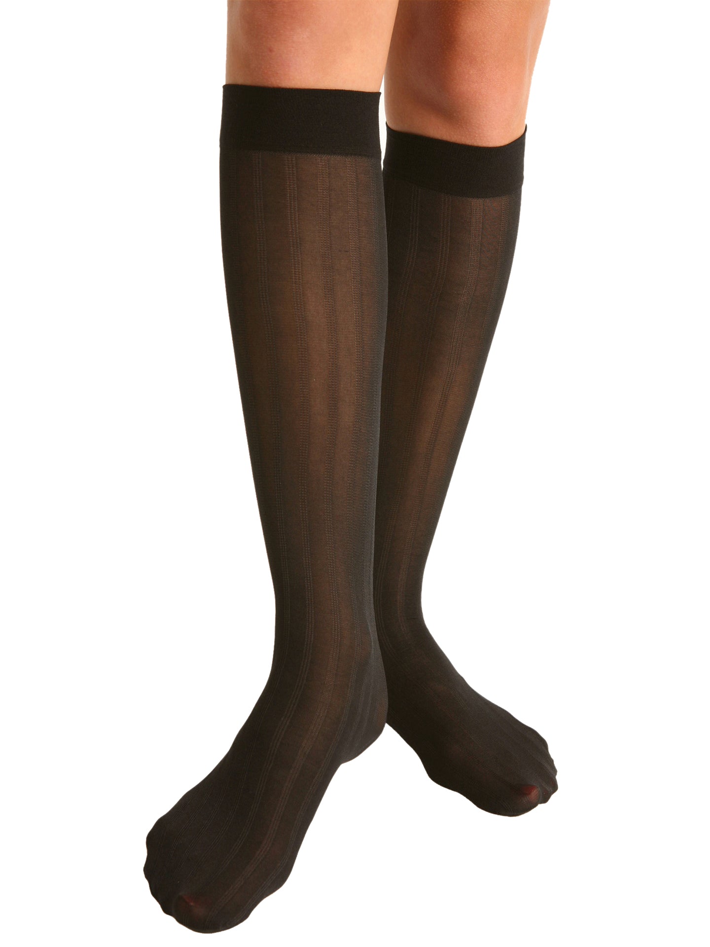 Trend Rib Opaque Trouser Sock - 6588