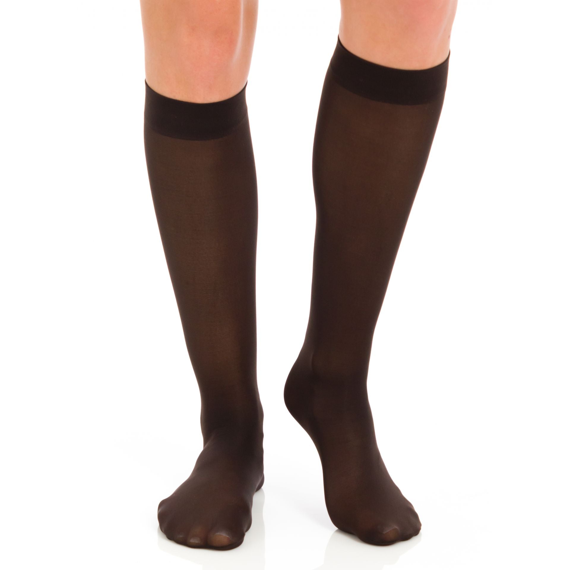 Opaque Trouser Sock with Sandalfoot Toe - 6423