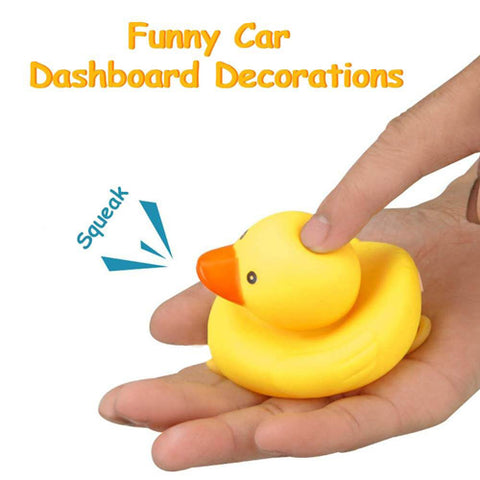 Wearing Helmet Small Yellow Duck For Car/Bicycle Decoration