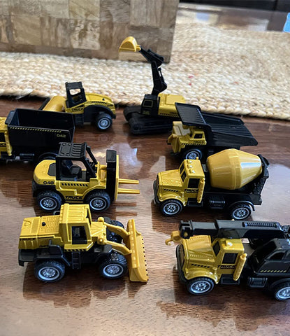 Construction vehicle play set
