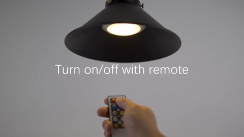 Turn on/off with remote