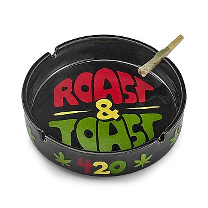 Roast and Toast Ceramic Ashtray -  (1 Count)