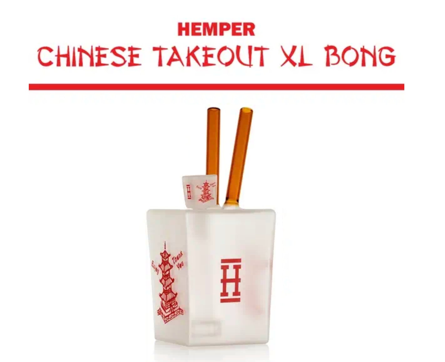 Hemper Chinese Takeout XL Bong - (1 Count)