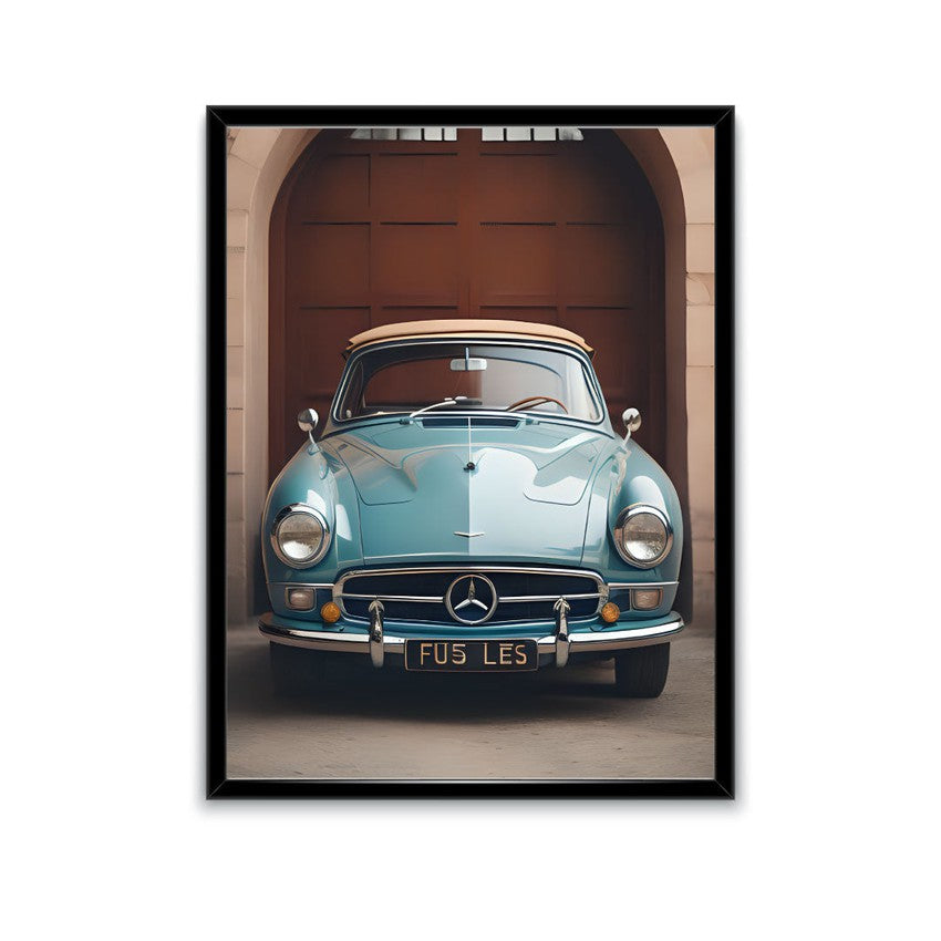 Mercedes Classic Antique Poster
