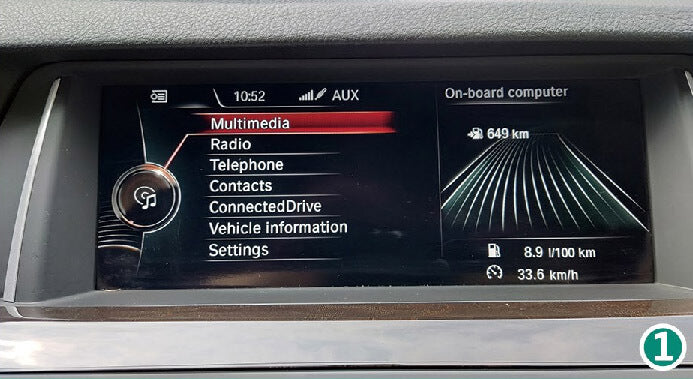 Ottieni Multimedia nel menu principale di fabbrica. Come connettere CarPlay wireless dopo aver installato CarPlay Smart Box?