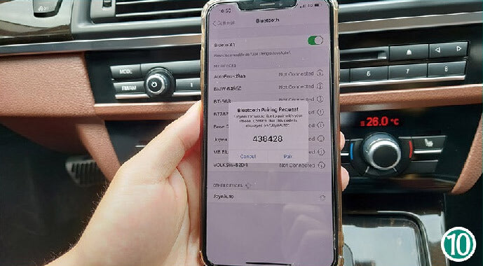 Richiesta di accoppiamento Bluetooth-accoppiamento. Come connettere CarPlay wireless dopo aver installato CarPlay Smart Box?