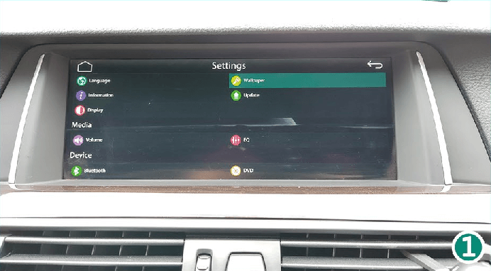 11.1 Sfondo - Impostazione dell'opzione Sfondo. Introduzione e tutorial sulle funzioni del sistema CarPlay Smart Box