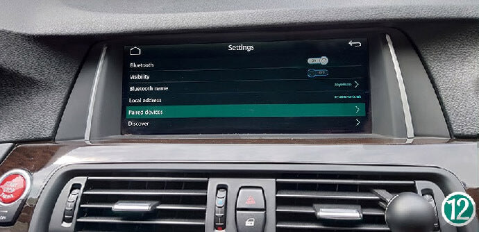 Click "Paired device" at Bluetooth (Visibility will turn off after paired). How To Connect Wireless CarPlay After Install CarPlay Smart Box?