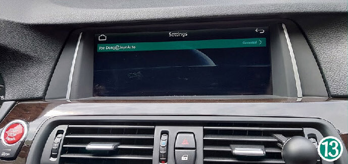 Click the iPhone's Bluetooth. How To Connect Wireless CarPlay After Install CarPlay Smart Box?