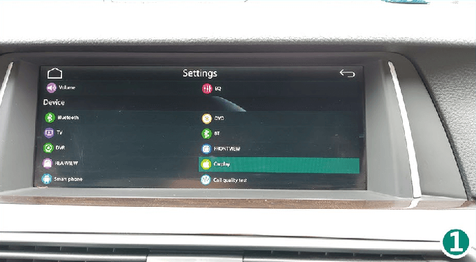 17.1 CarPlay - Εισαγάγετε τον κωδικό πρόσβασης 1123, επιλέξτε το εικονίδιο μάρκας αυτοκινήτου και το μενού RHD CarPlay. Λειτουργίες συστήματος CarPlay Smart Box Εισαγωγή & Εκμάθηση