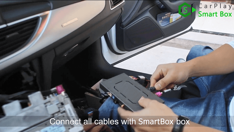 17.Συνδέστε όλα τα καλώδια με το κουτί Smart Box.