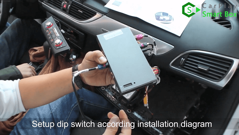 19.Impostare il dip switch secondo lo schema di installazione.