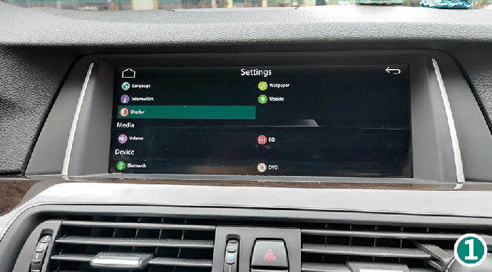 4.1 Display - Setting For Screen Brightness CarPlay Smart Box System Functions Introduction & Tutorial