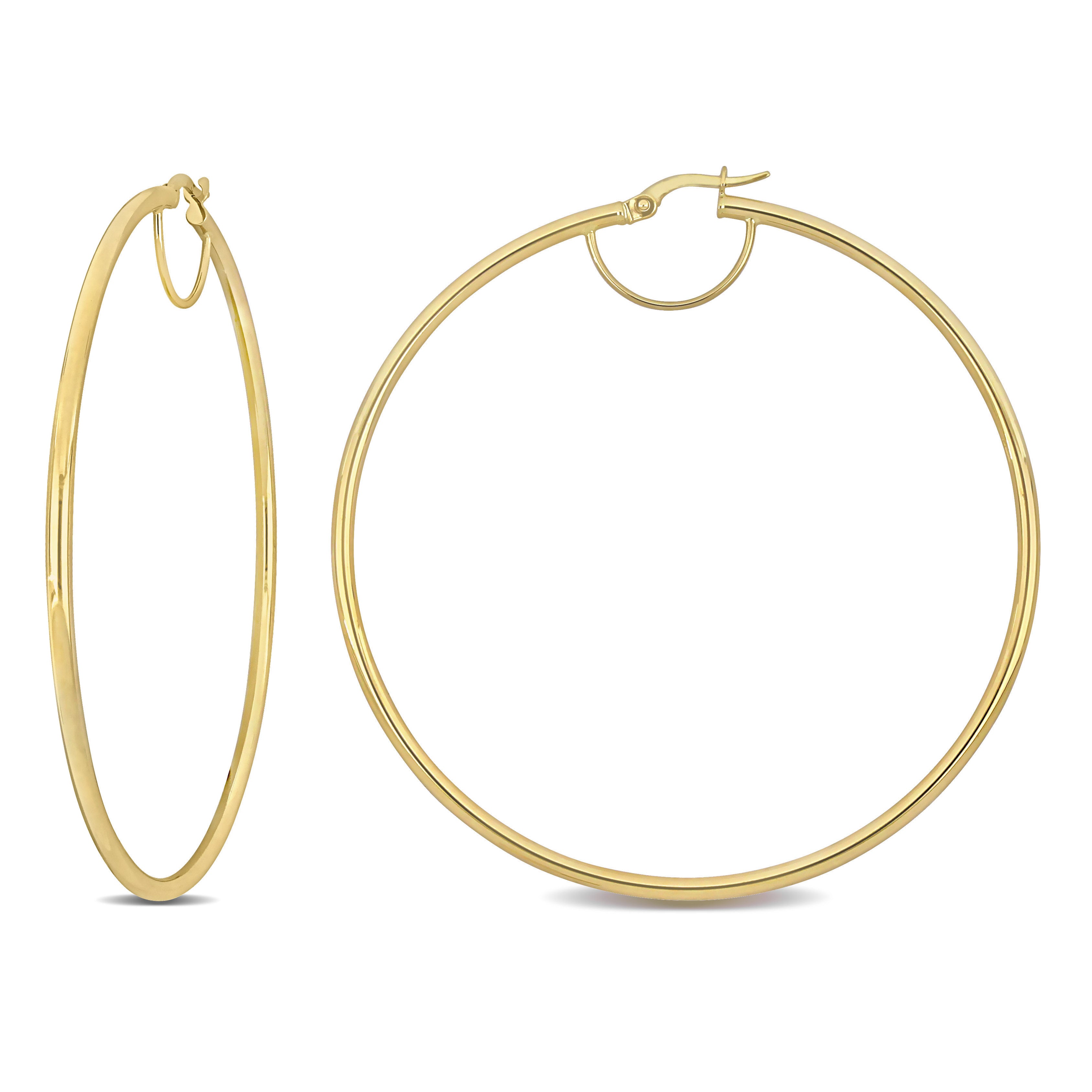 60MM Hoops 14K Gold