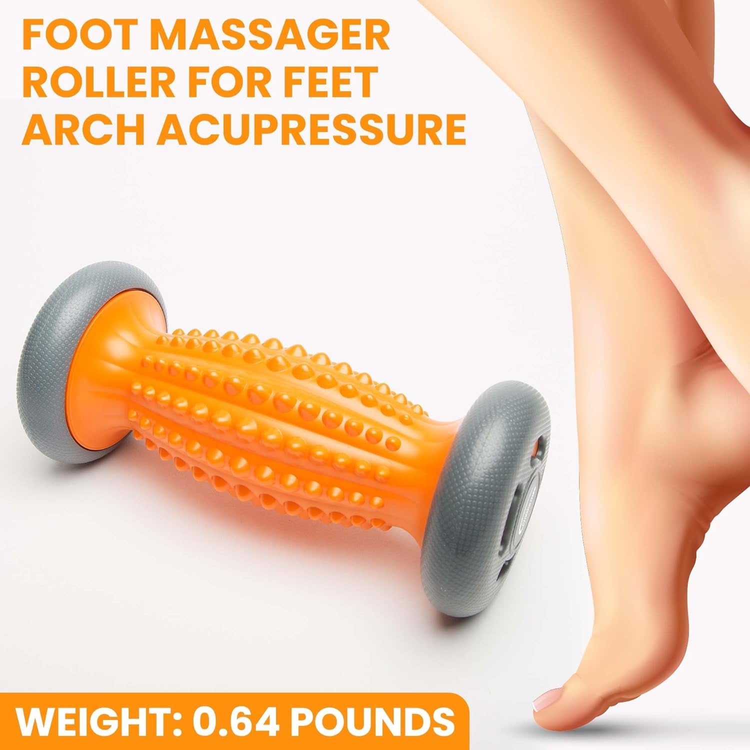Plantar Fasciitis Relief Foot Massage Roller - Acupressure Therapy for Neuropathy