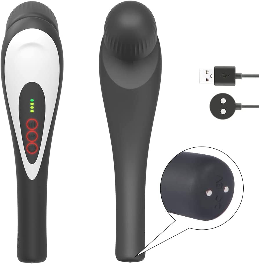 Portable Electric Body Wand Massager - Black