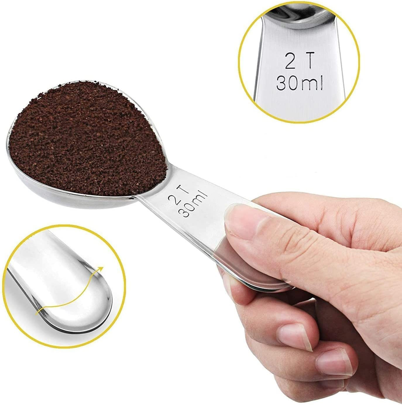 Coffee Scoop - 30ML Stainless Steel Table Spoon