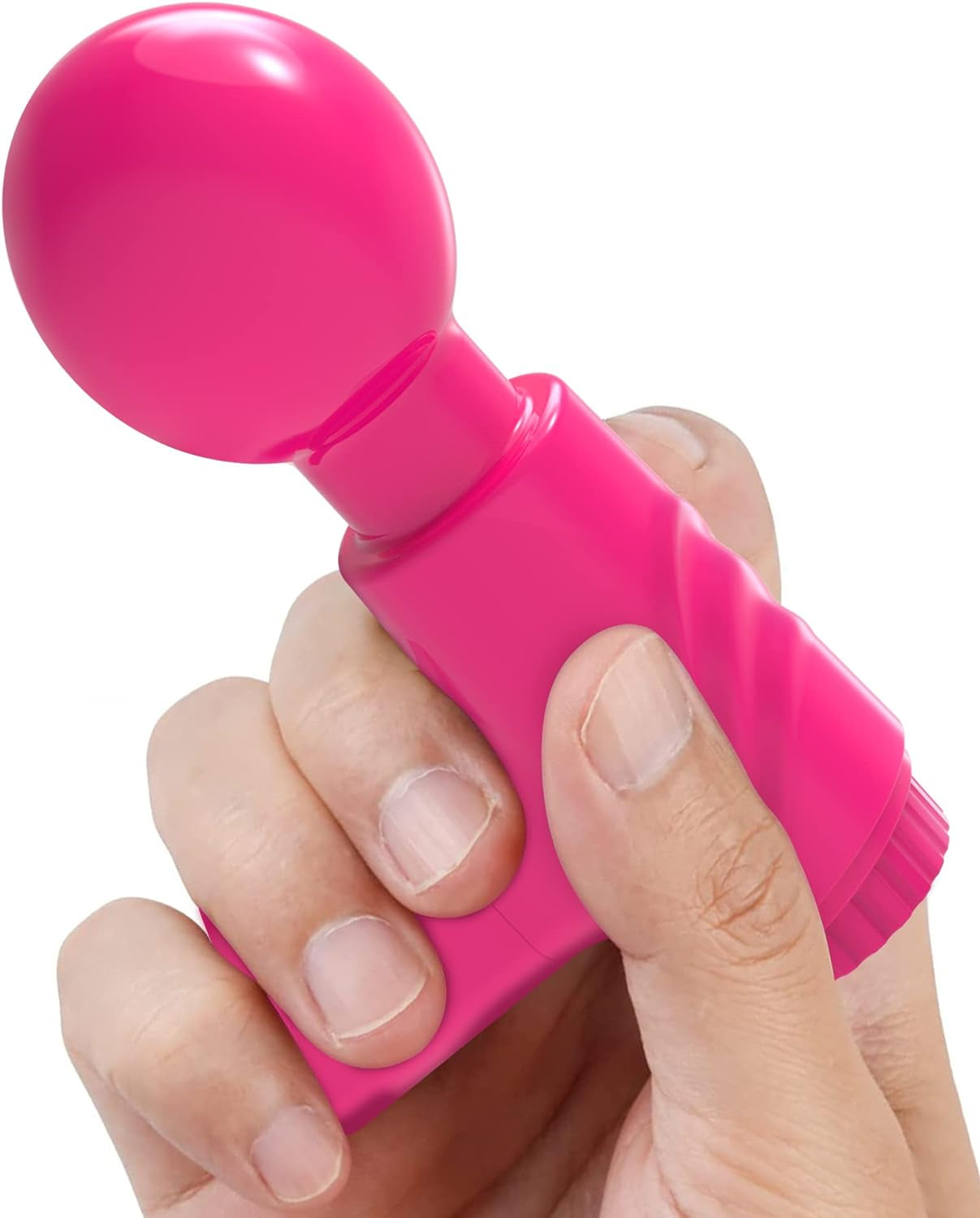 ALWUP Mini Massager - Portable Electric Travel with 10 Speed Modes for Neck Shoulder Massage