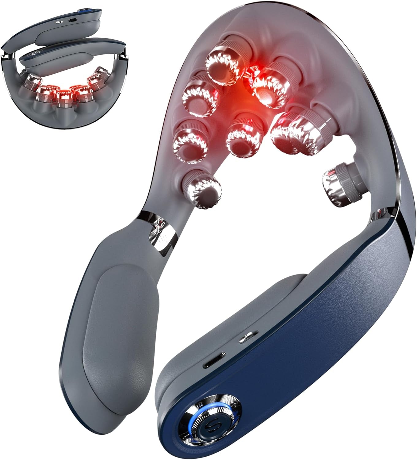 9D Electric Neck Massager with Heat and Vibration - G7PRO-FOLD