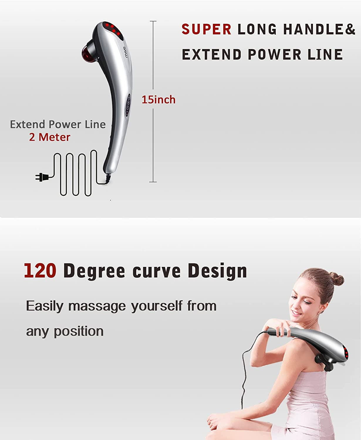 Electric Massager - Deep Tissue Pain Relief  Relaxation