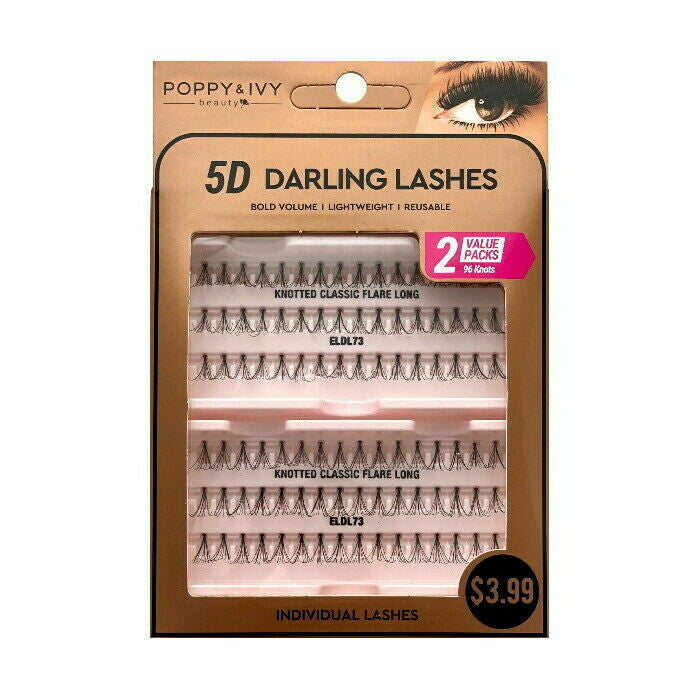 Absolute New York Poppy & Ivy 5D Knotted Classic Flare Darling Lashes - ELDL73