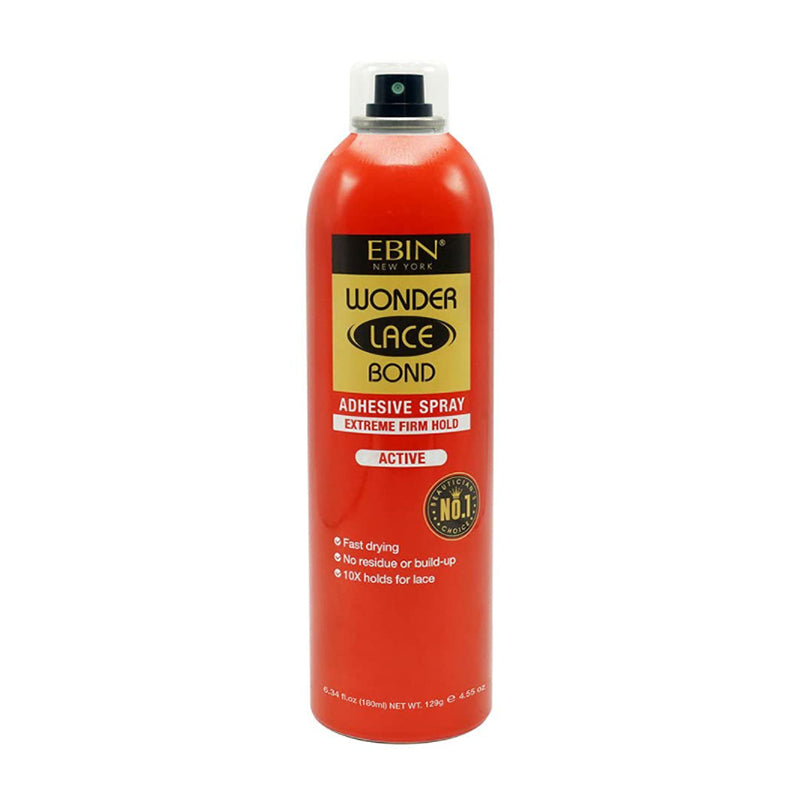 Ebin New York Wonder Lace Bond Extreme Firm Hold Adhesive Spray, 6.34oz
