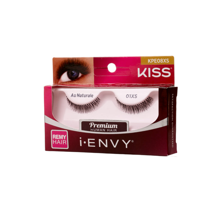 Kiss I Envy Premium Au Natural 01 Extra Short Eyelashes - KPE08XS