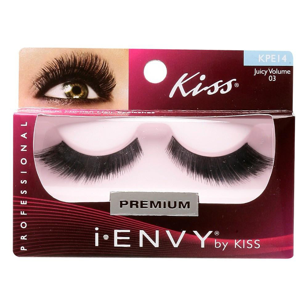 Kiss I Envy Premium Juicy Volume 03 Remi Hair Eyelashes - KPE14