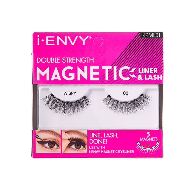 Kiss I Envy Wispy Magnetic Liner & Lash 02 Eyelashes - KPML01