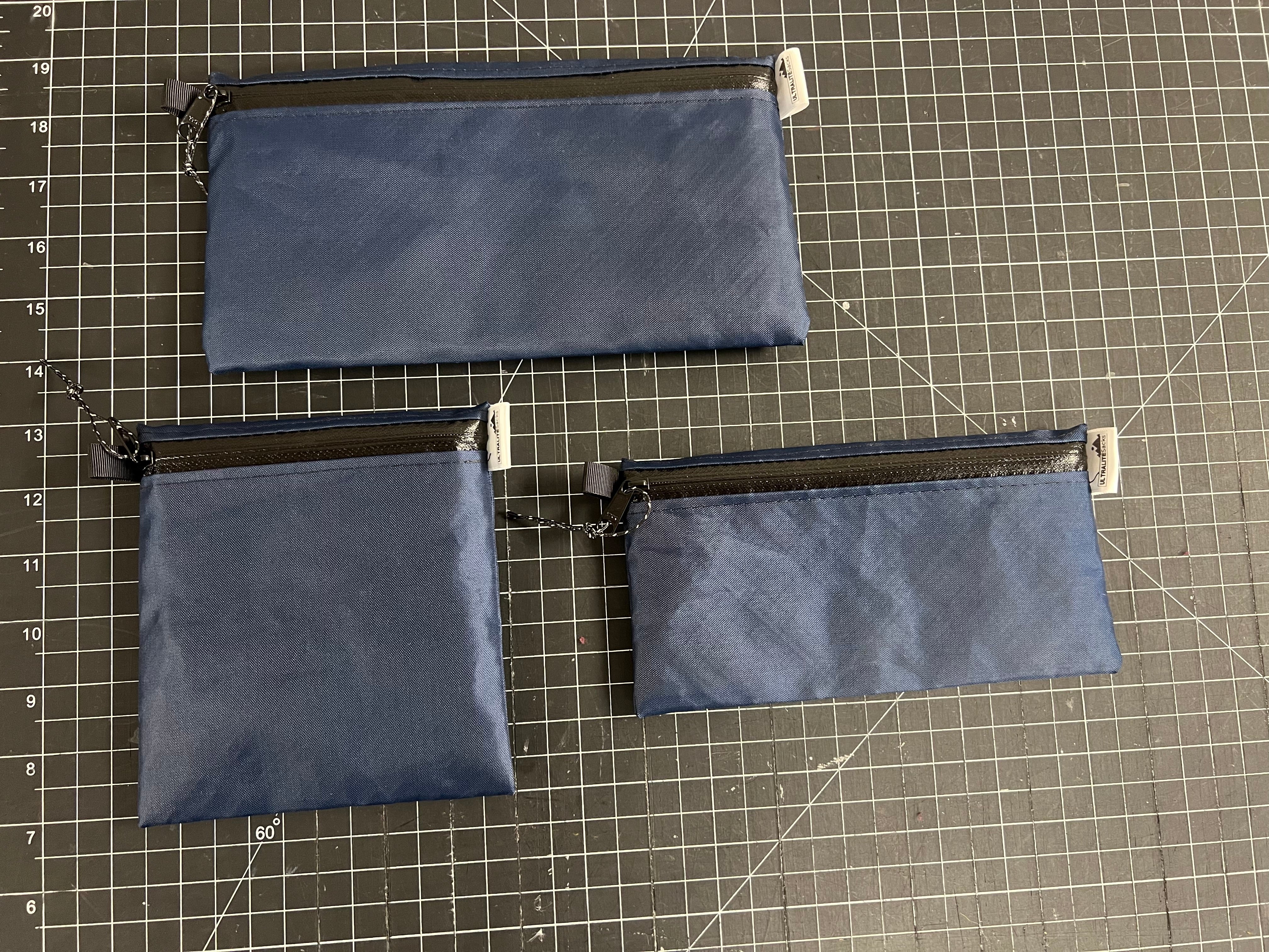 Zippered Pouches - Fully Recycled