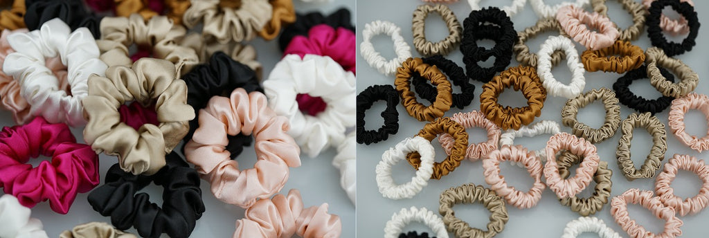 Silk Scrunchies 100% Silk