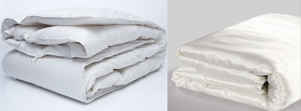 silk duvet