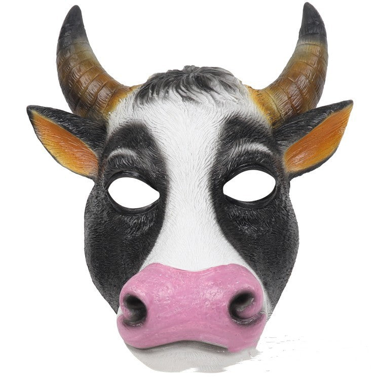 Cow Latex Face Mask