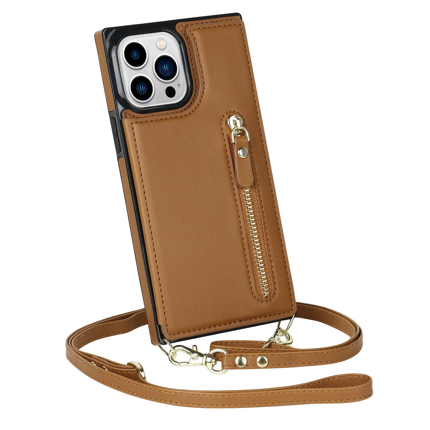 Multi-function Crossbody Wallet iPhone Case