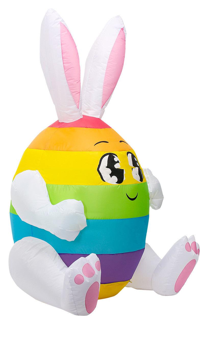 Inflatable Easter Egg Bunny Yard Decor