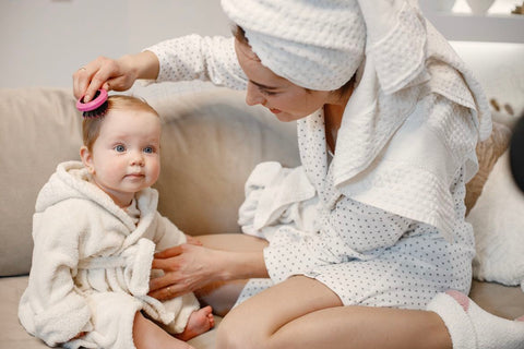 Establish a regular skincare routine for the baby