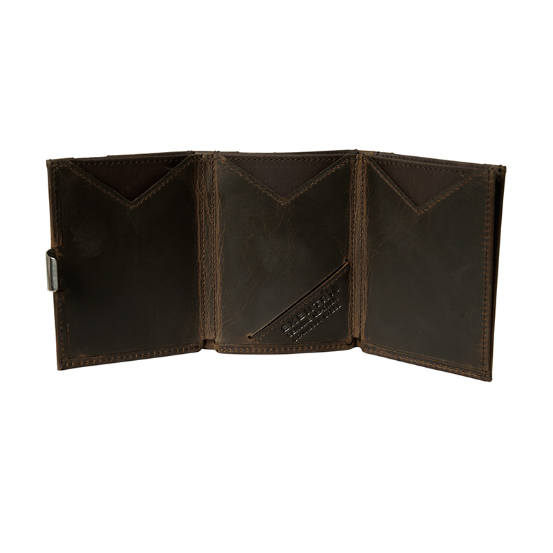 Leather Wallet // Nubuck Brown