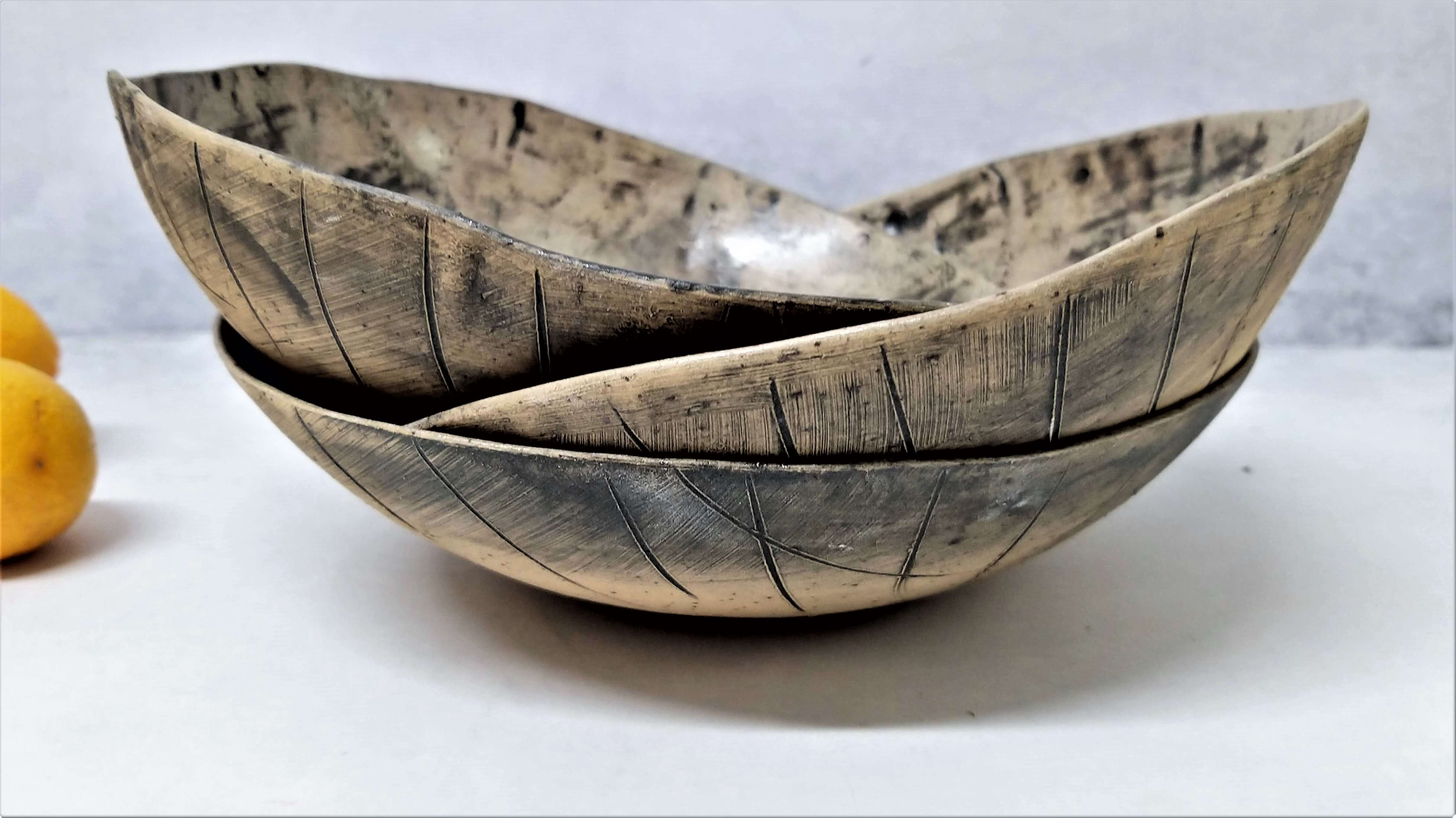 Rustic Pottery Bowl