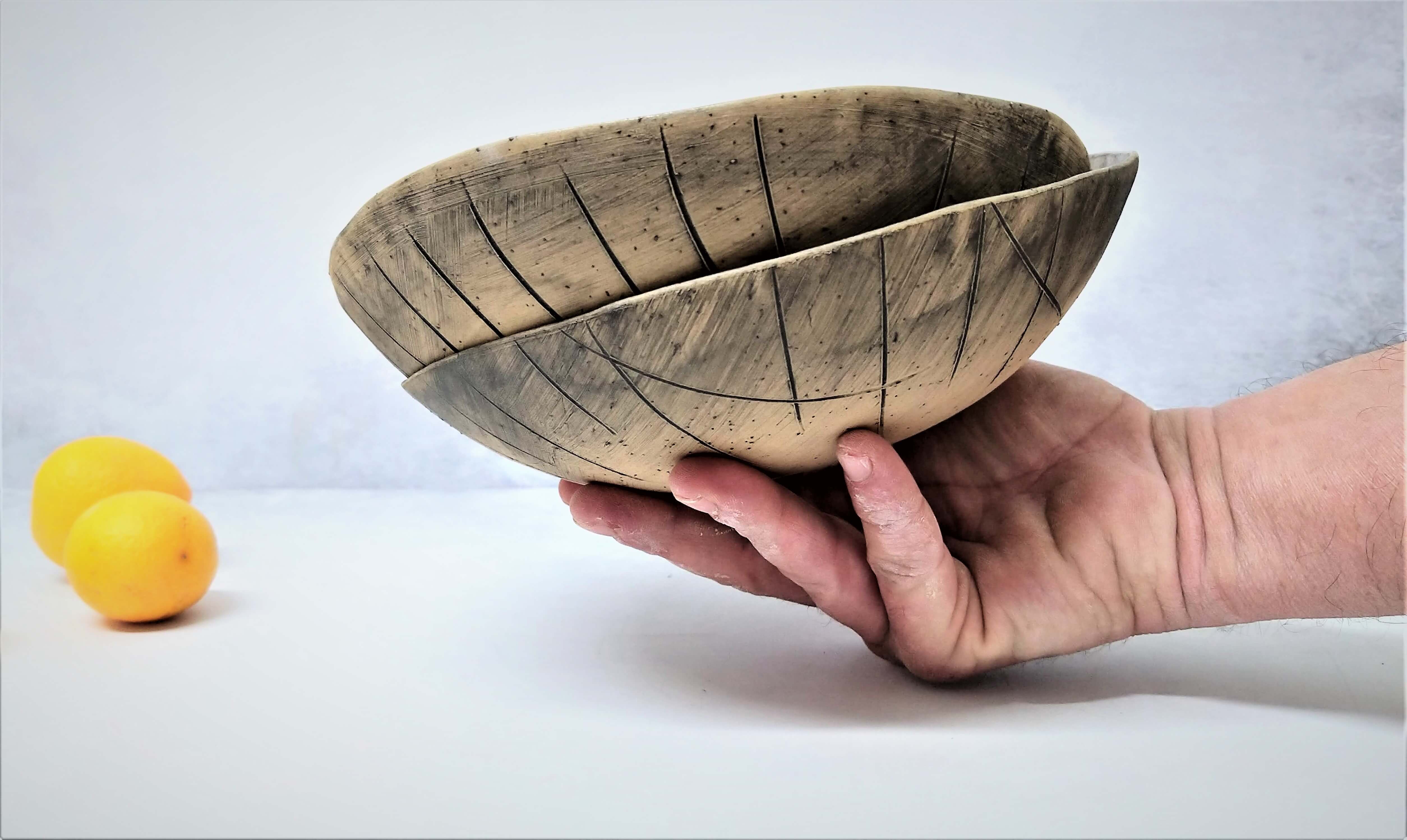 Rustic Pottery Bowl