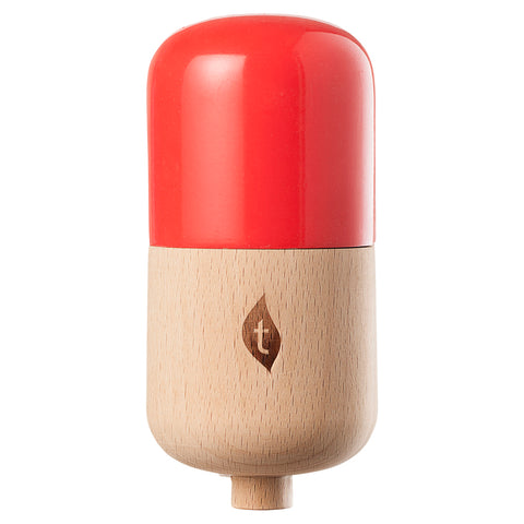 the terra pill - midsize candy apple red