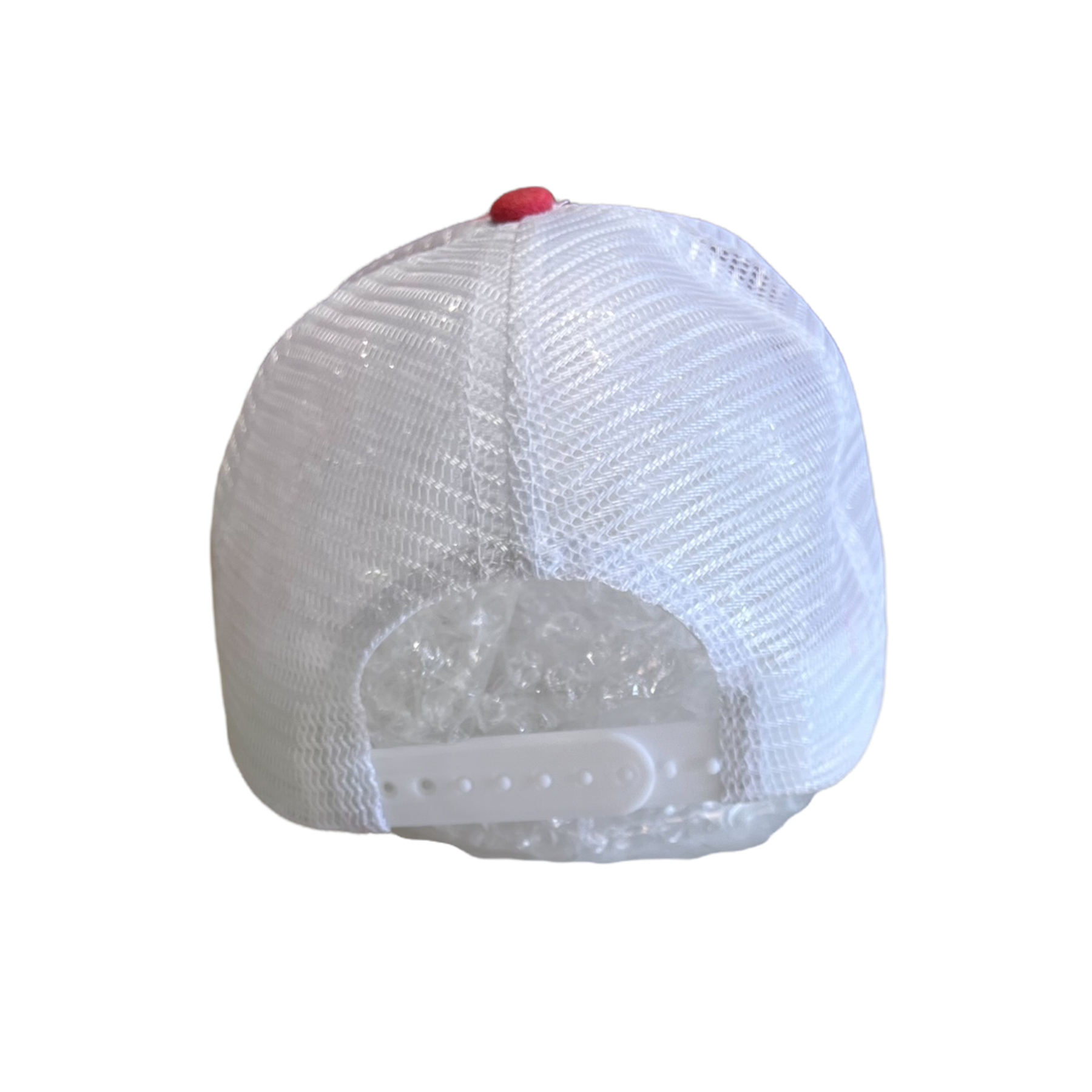 Surf Montauk Embroidered Trucker Hat in Distressed Red