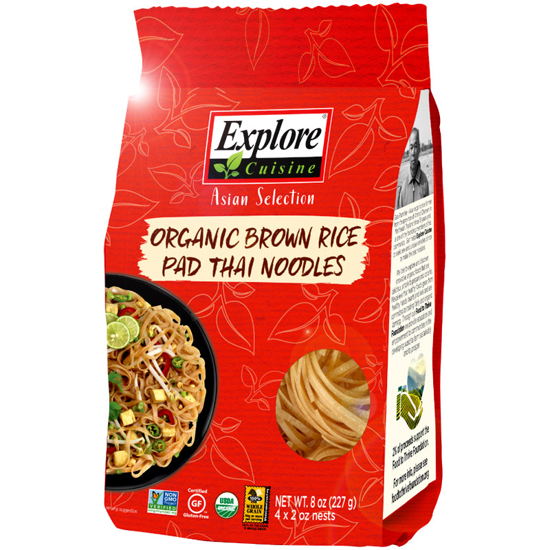 Explore Cuisine Organic Brown Rice Pad Thai Noodles - 8 oz.