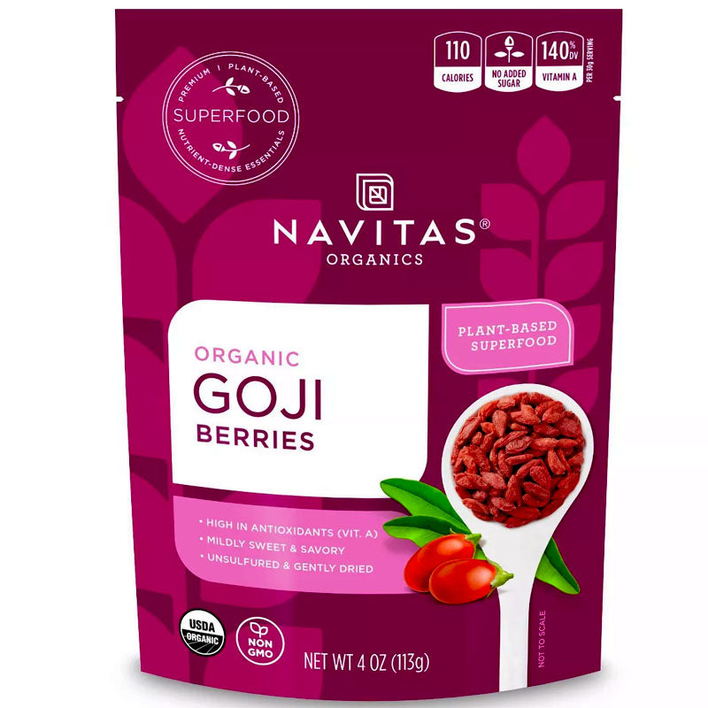 Navitas Organics Vegan Organic Goji Berries - 4 oz.