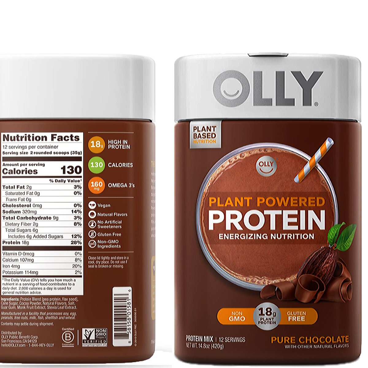 Olly Plant Powered Protein Mix - 2  ct.