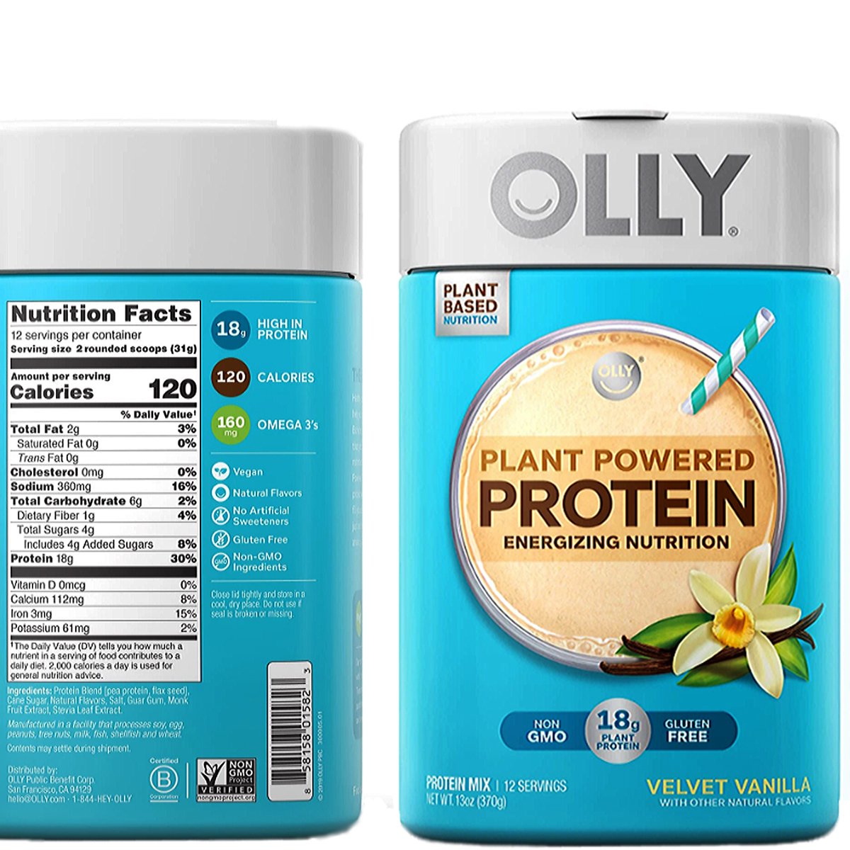Olly Plant Powered Protein Mix - 2  ct.